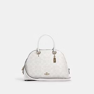 COACH KATY SATCHEL IN SIGNATURE CANVAS